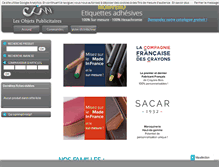 Tablet Screenshot of les-objets-publicitaires.com